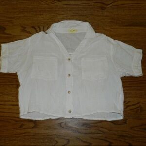 Love Notes Kids White Button-Down Shirt